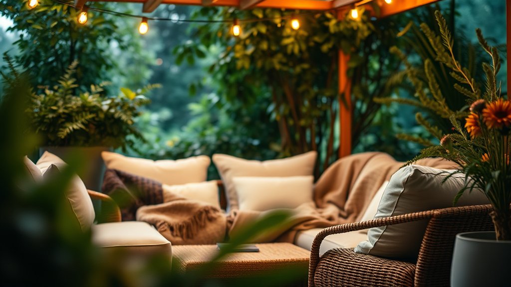 Creëer een knusse en sfeervolle zithoek in je tuin